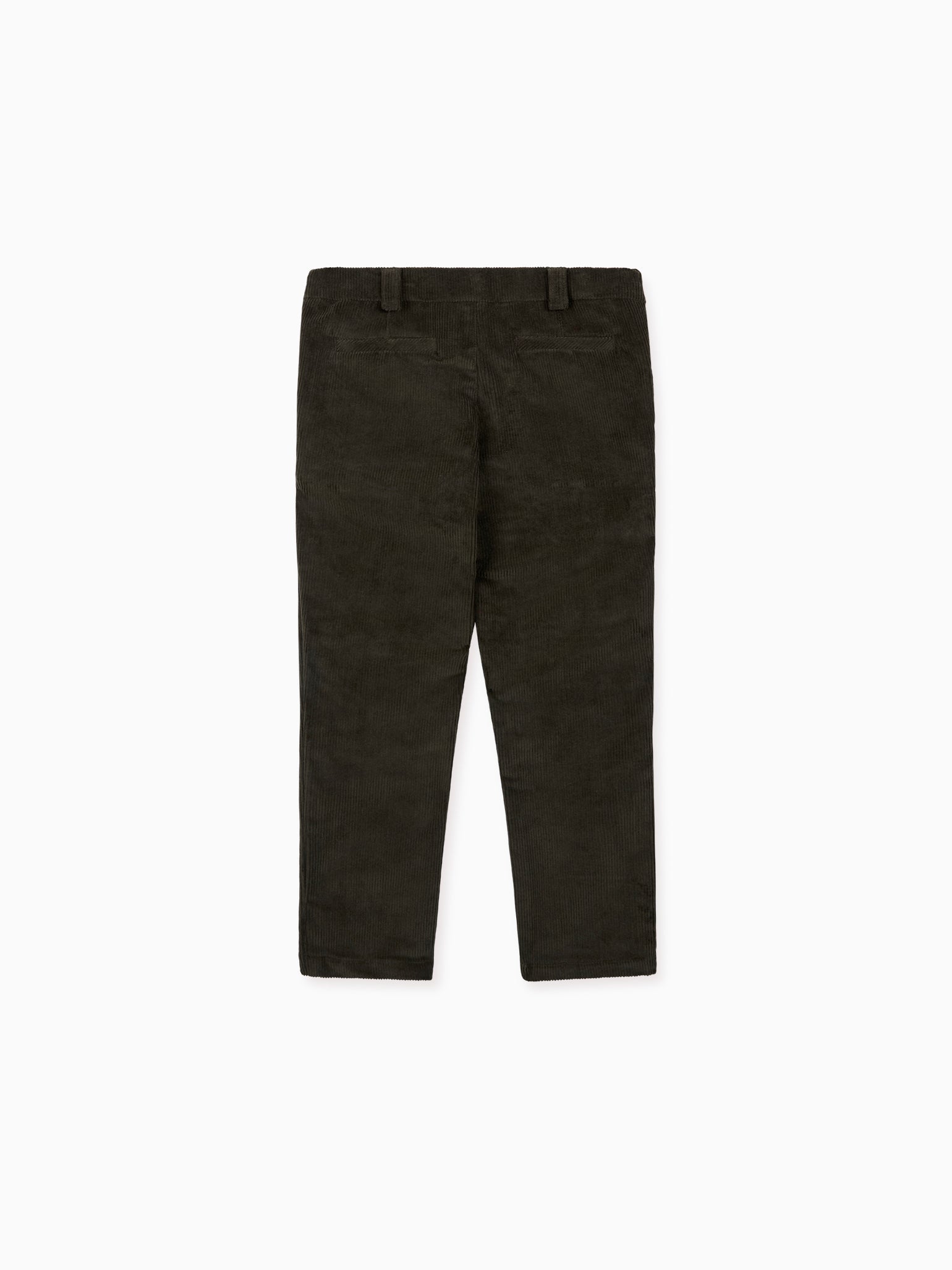 Olive Green Reinaldo Corduroy Boy Trousers