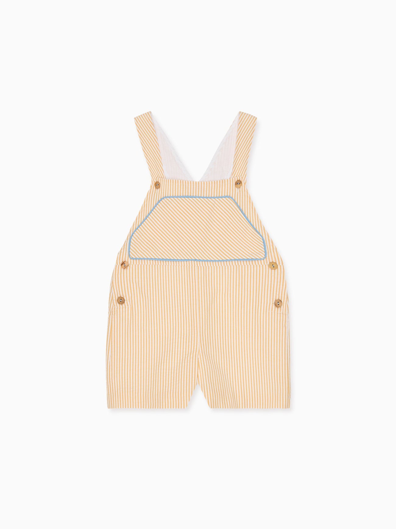 Yellow Stripe Ringo Baby Dungarees