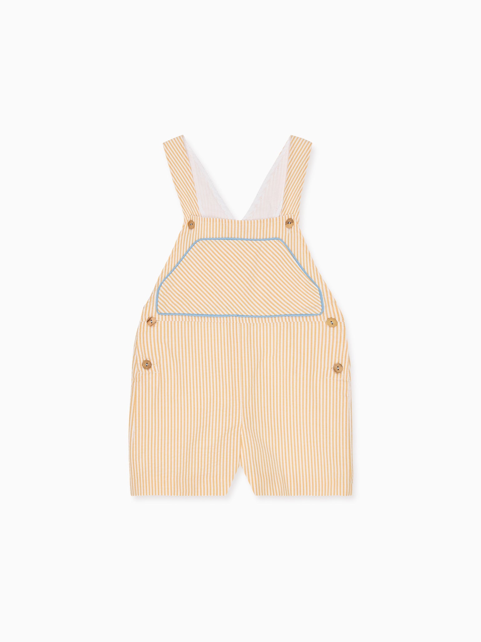 Yellow Stripe Ringo Baby Dungarees