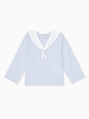 Blue Stripe Rio Baby Shirt