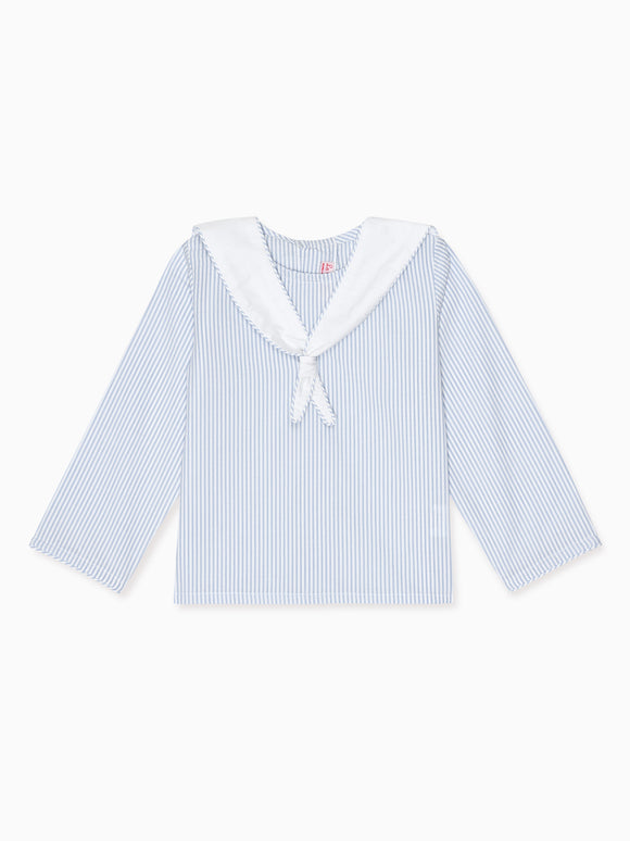 Blue Stripe Rio Baby Shirt