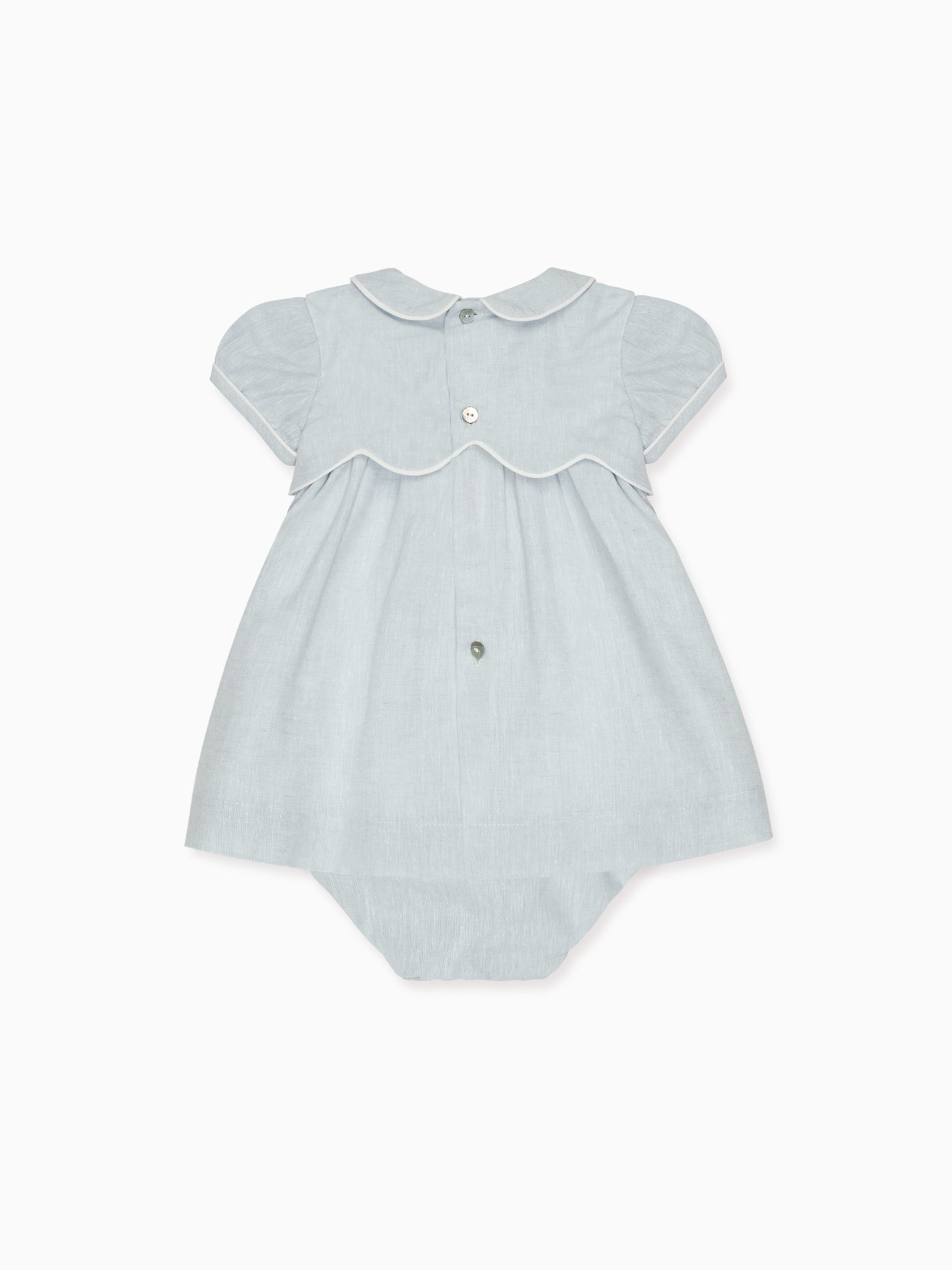 Dusty Blue Romina Baby Girl Set