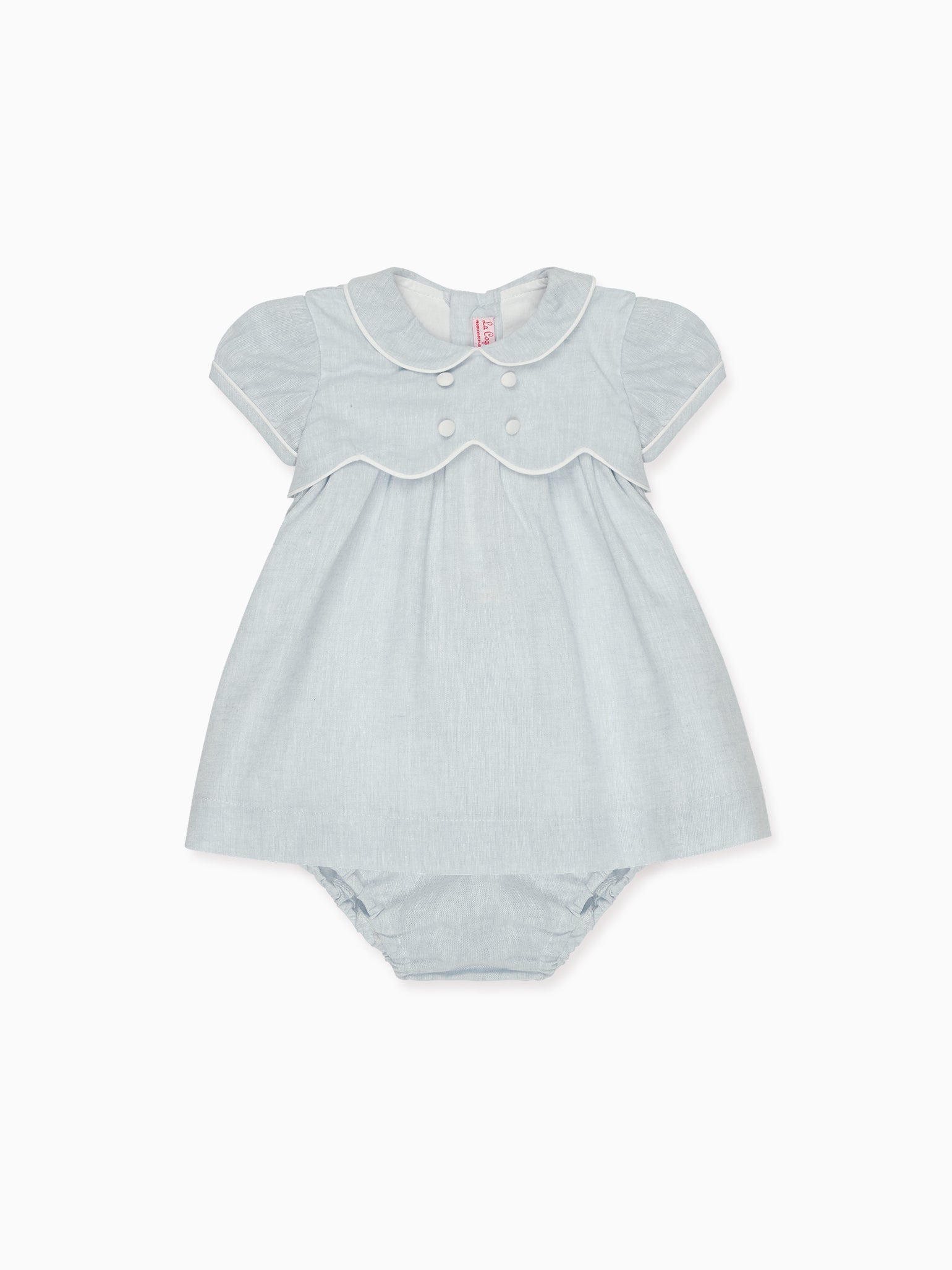 Dusty Blue Romina Baby Girl Set