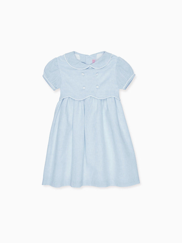 Dusty Blue Romina Girl Dress