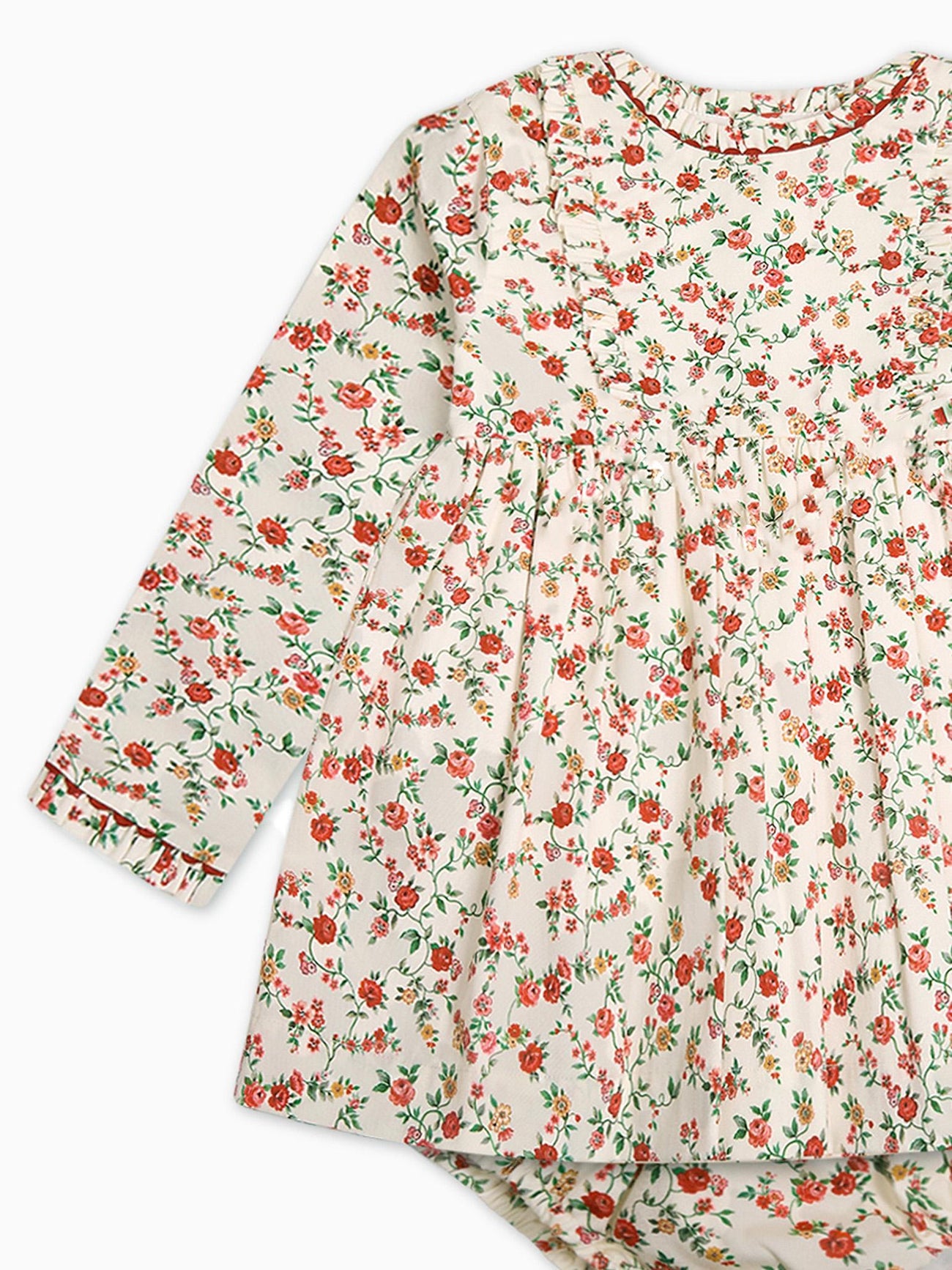Ivory Floral Rosaura Baby Girl Set