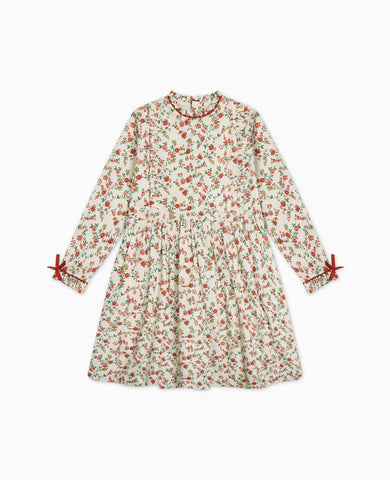 Ivory Floral Rosaura Girl Dress