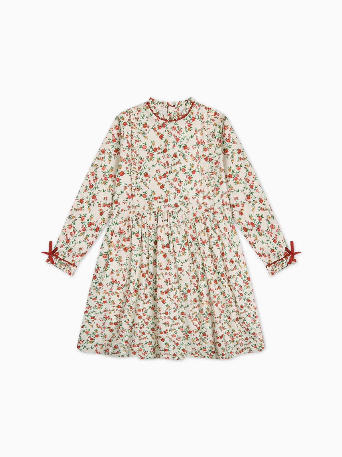 Ivory Floral Rosaura Girl Dress