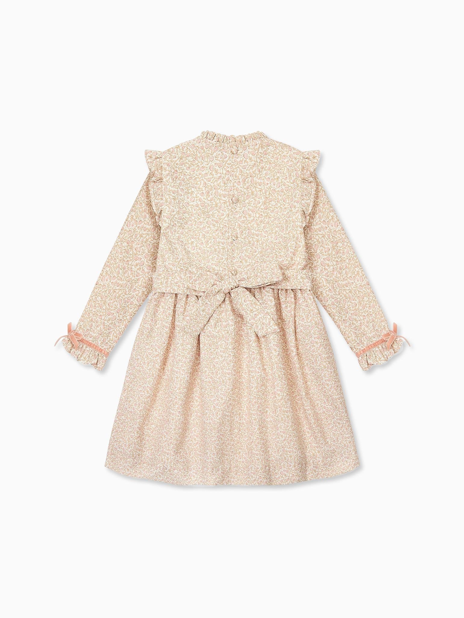 Pink Floral Rosaura Girl Dress