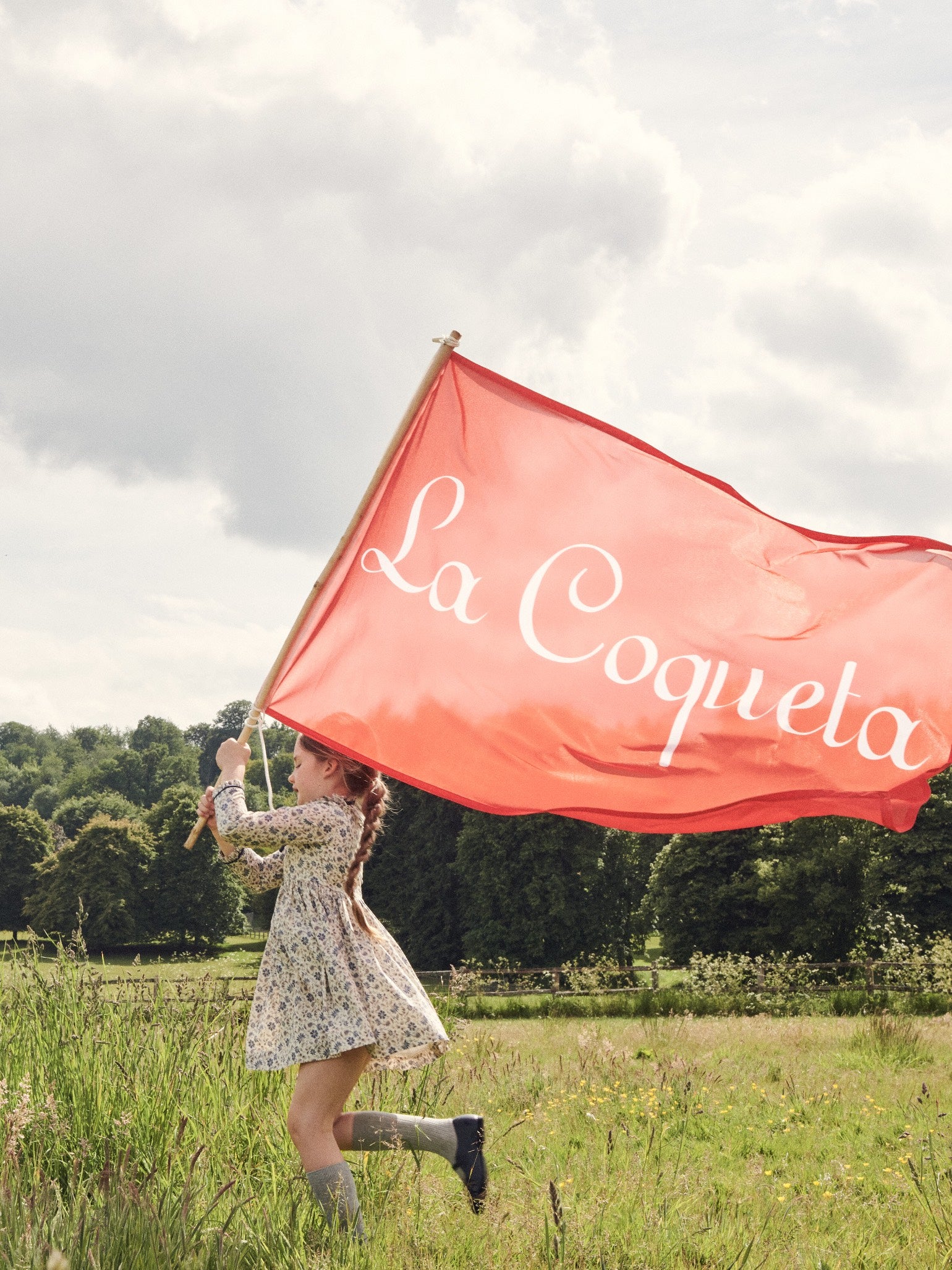 Flora Girl Dress, Knee High Socks & Mary Jane Shoes Outfit Bundle