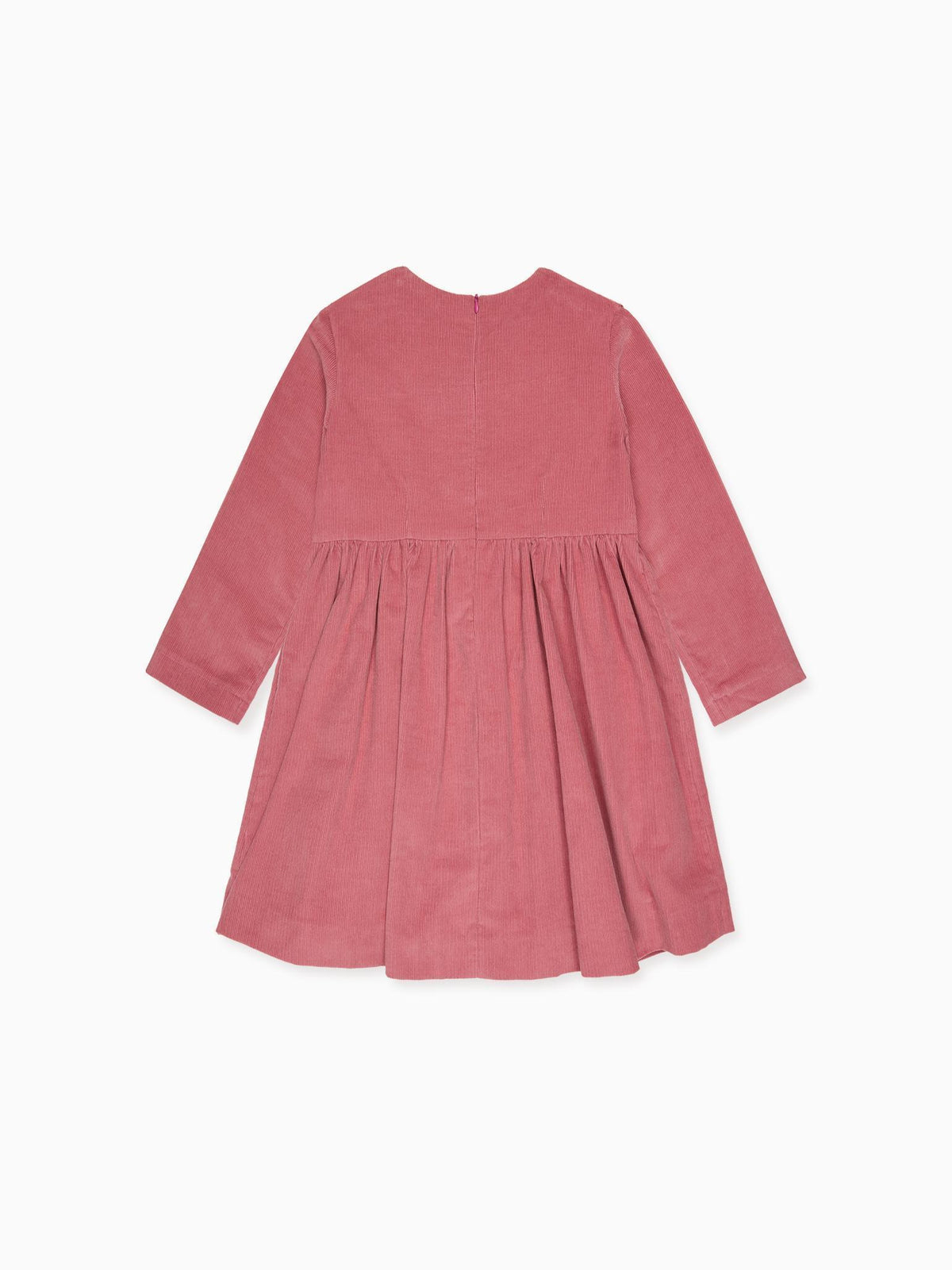 Dark Pink Salma Corduroy Girl Dress