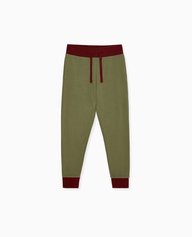 Olive Sammi Contrast Kids Jogging Bottoms
