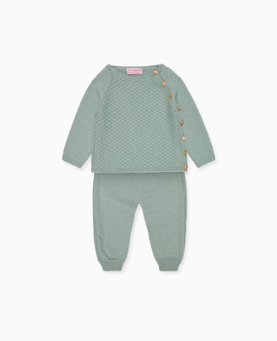 Sage Samuel Merino Baby Knitted Set