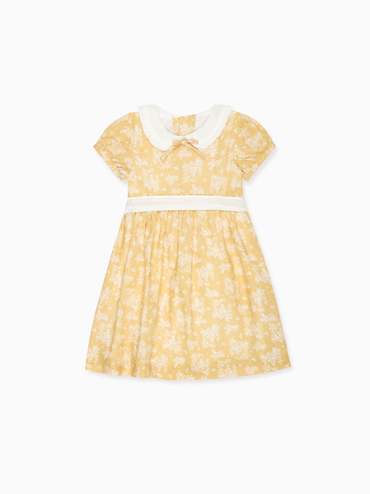 Yellow Toile Sara Girl Dress