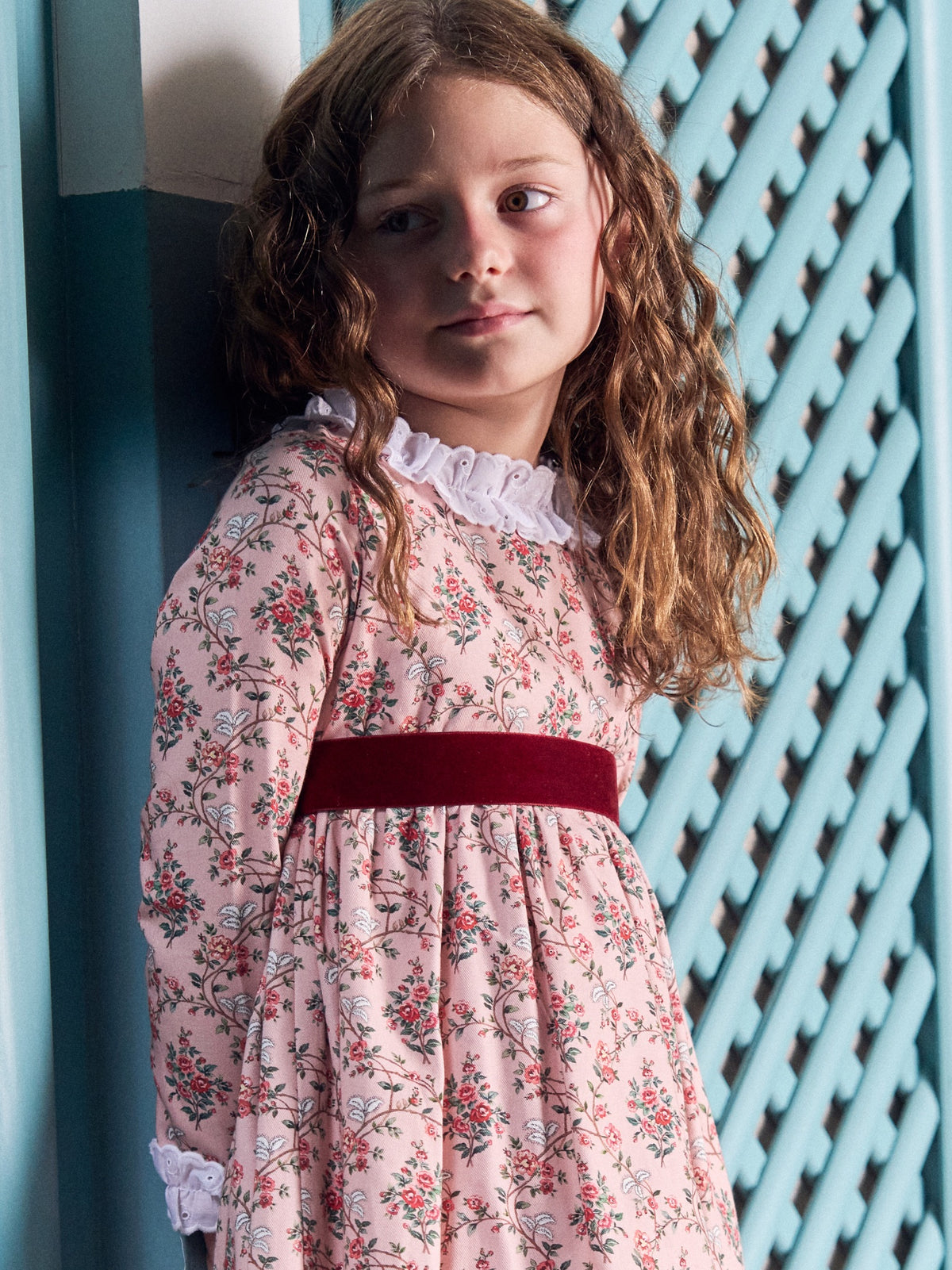 Rose Floral Silas Girl Dress