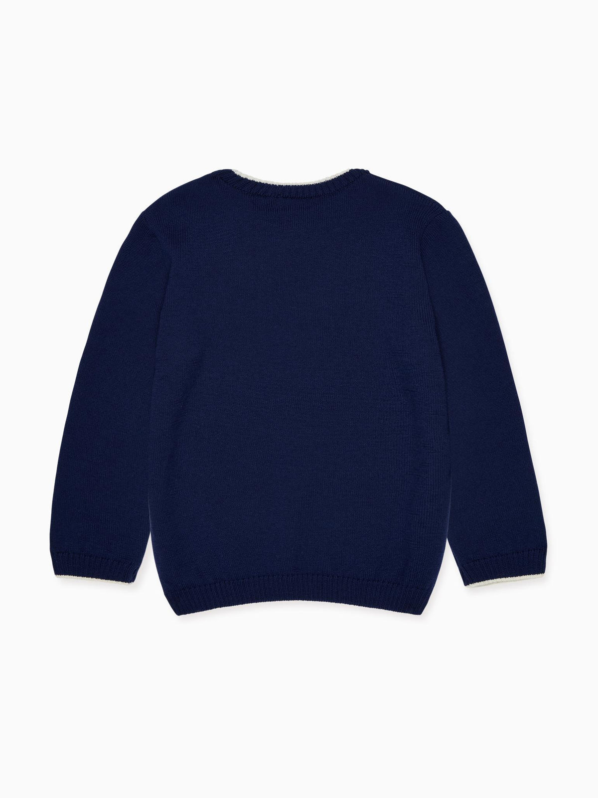 Navy Ski Merino Kids Jumper