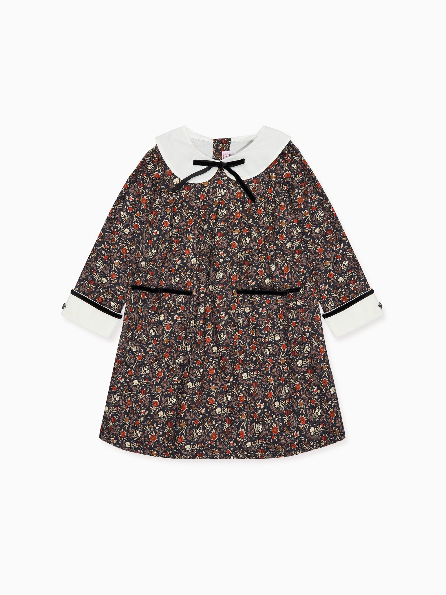 Sofia Girl Dress, Tights & Bow Mary Jane Shoes Outfit Bundle