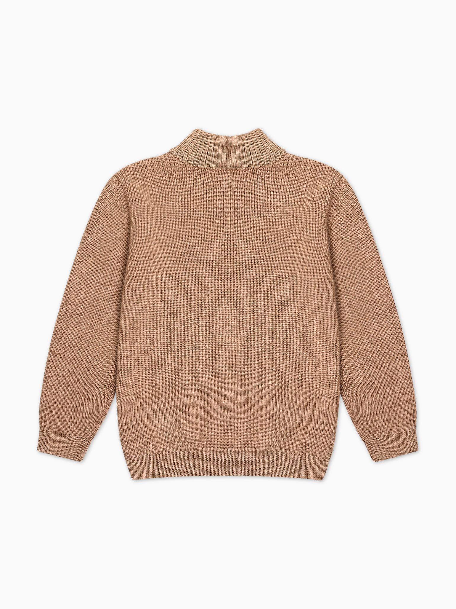 Camel Sonny Merino Boy Jumper
