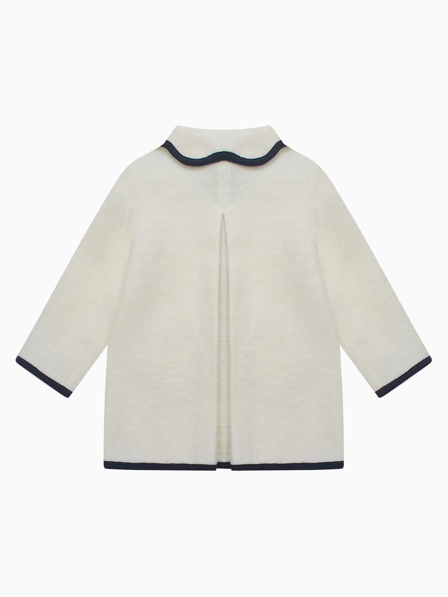 Ivory Sophia Girl Coat