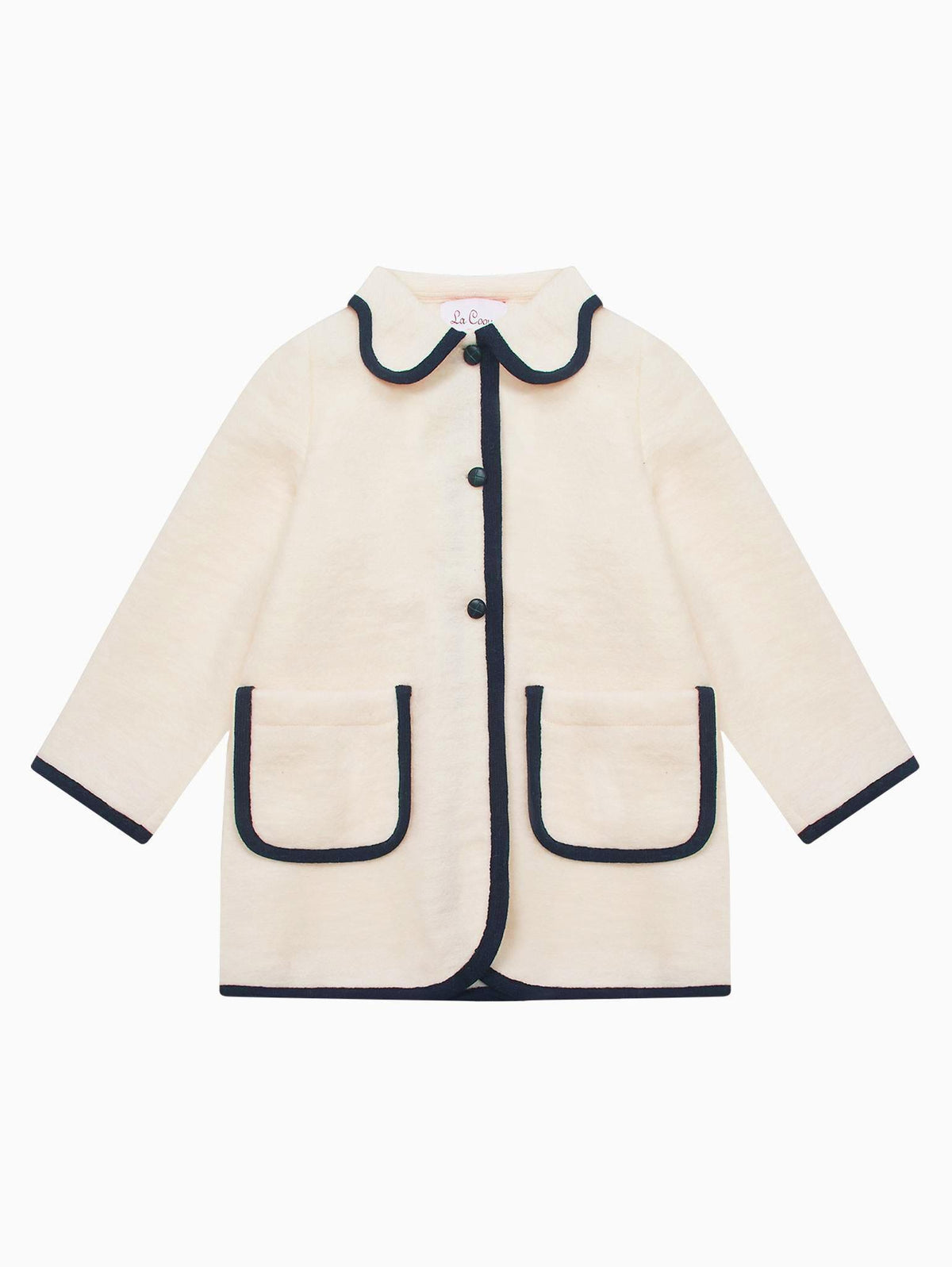 Ivory Sophia Girl Coat