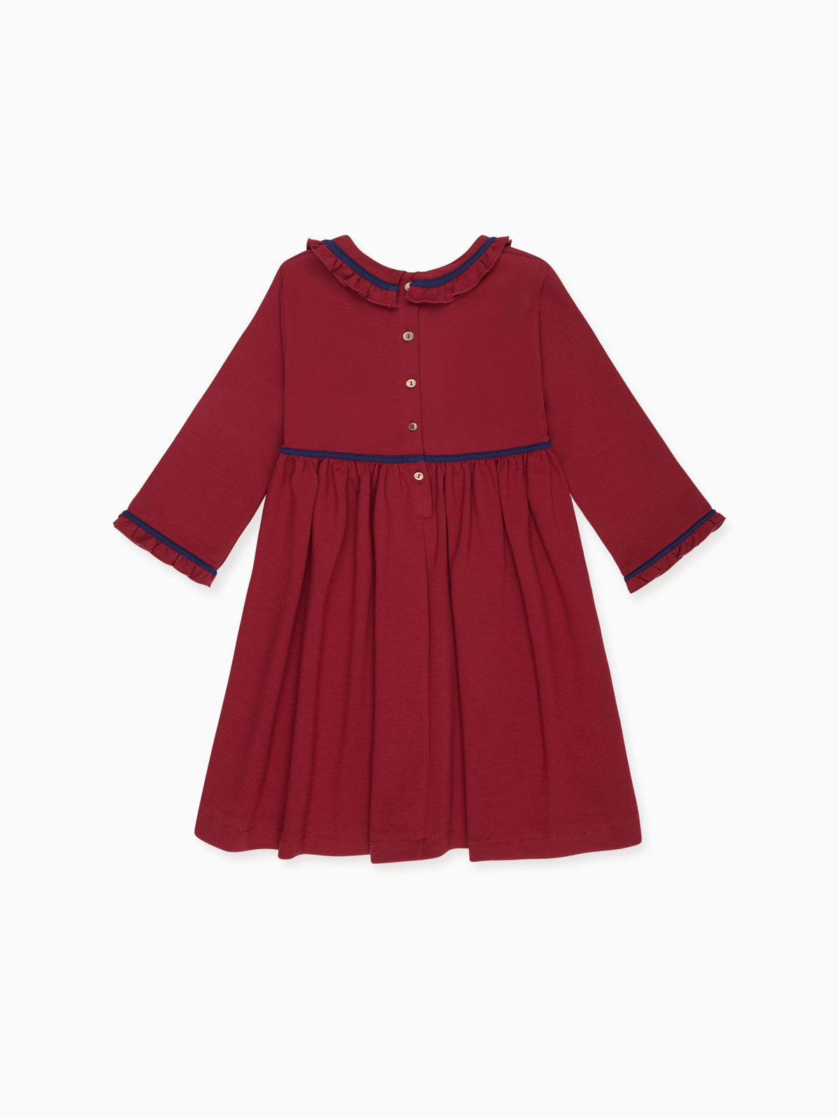 Burgundy Eviana Girl Dress
