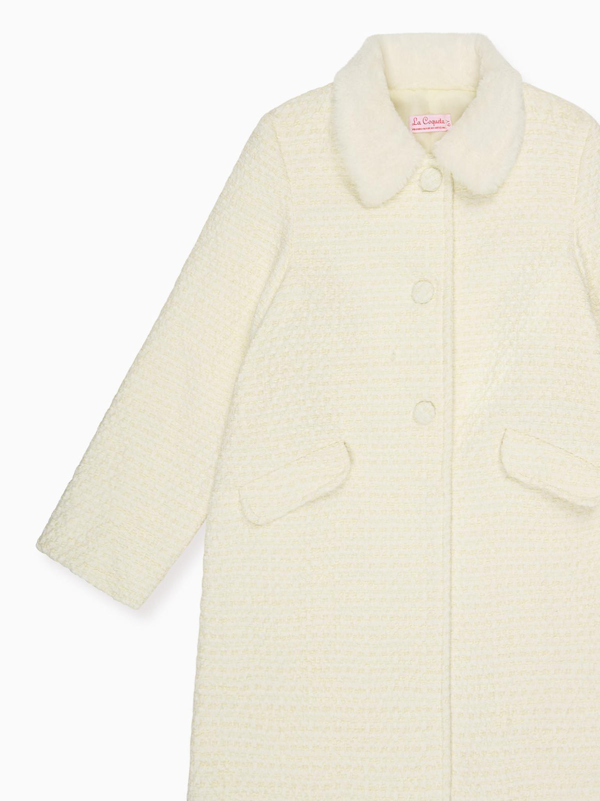 Ivory Rose Girl Coat