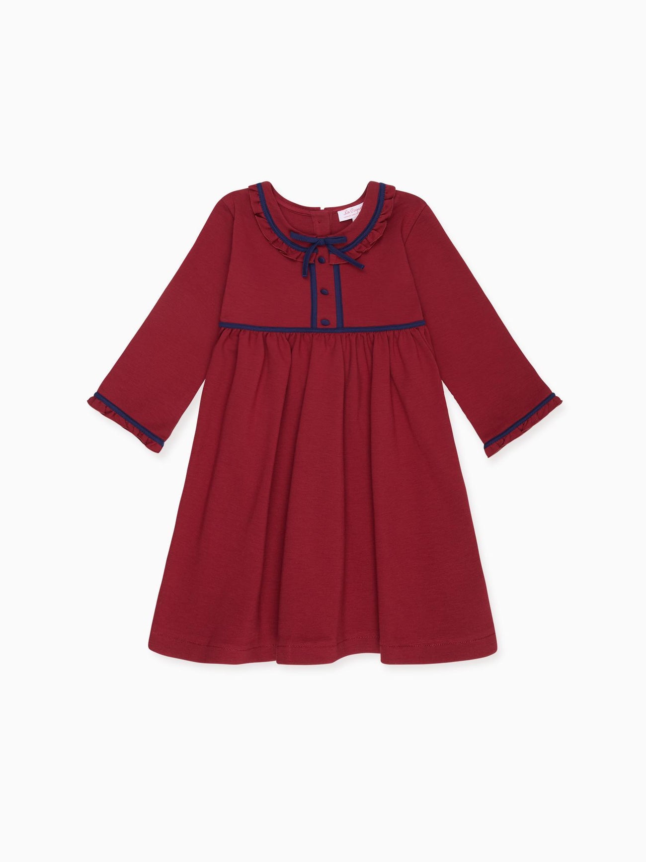 Burgundy Eviana Girl Dress