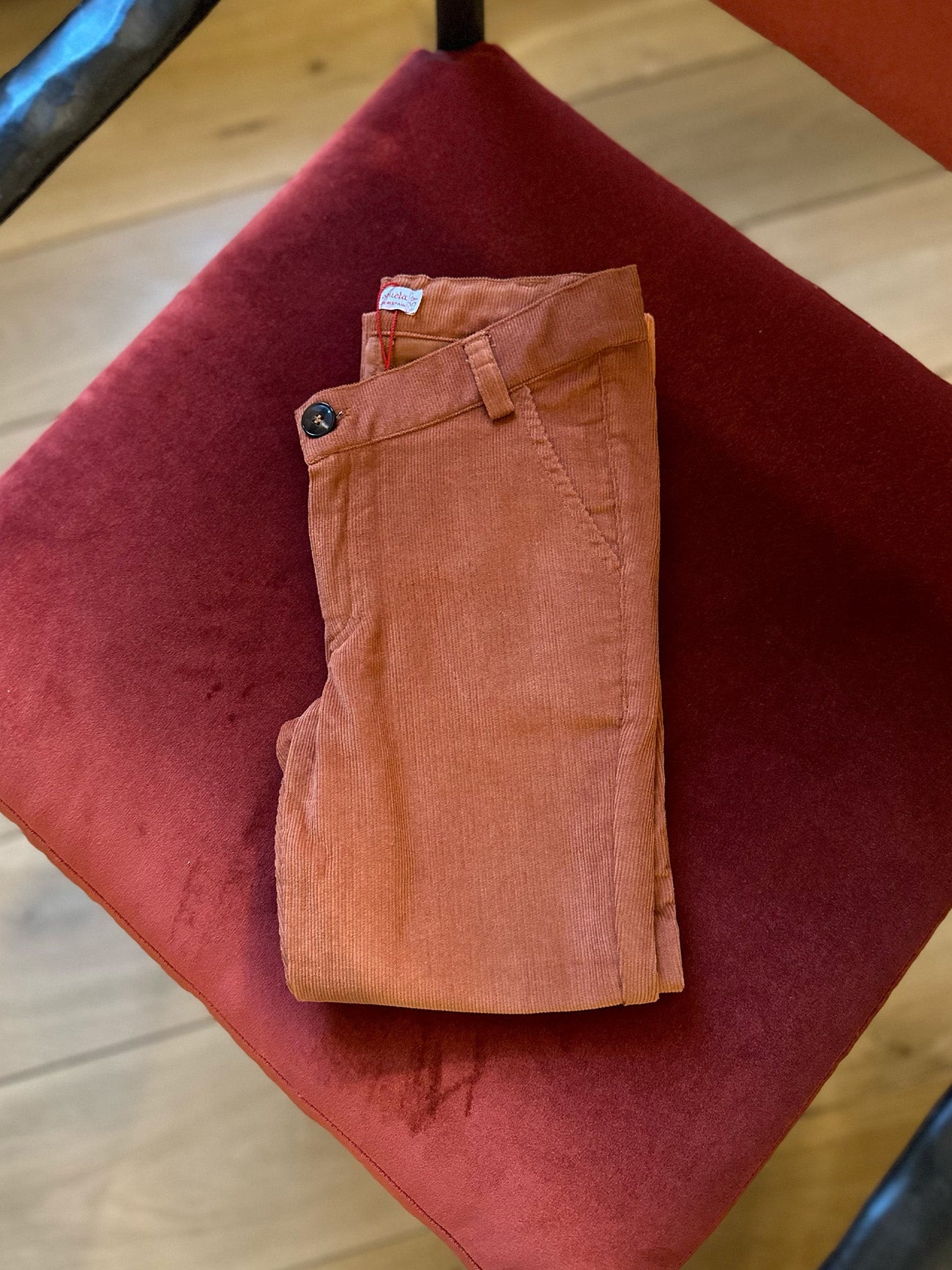 Terracotta Reinaldo Boy Corduroy Trouser