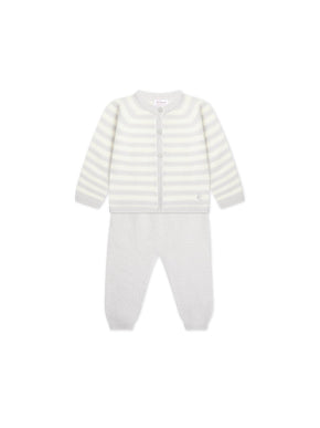 Light Grey Tiago Cashmere Baby Set