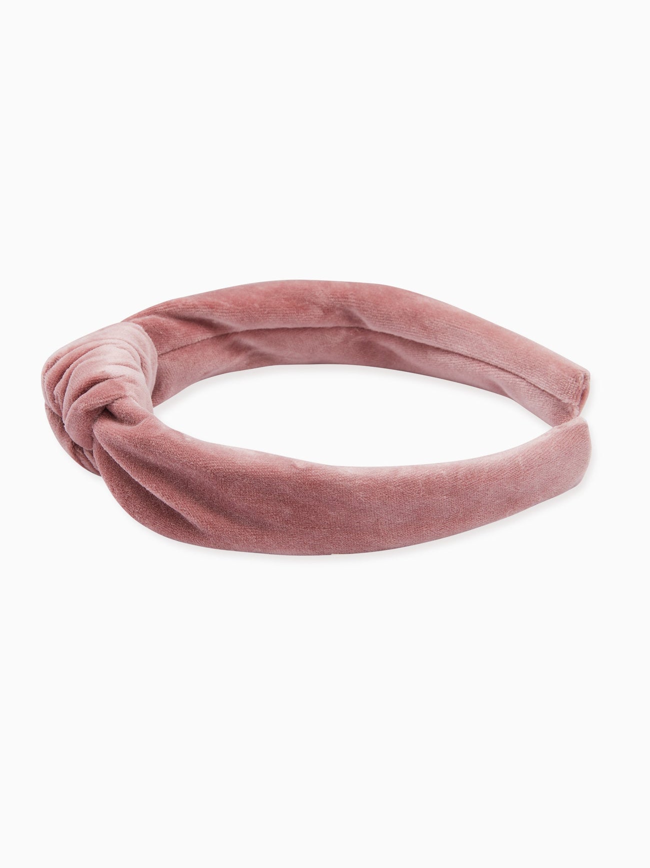 Pink Velvet Top Knot Girl Hairband