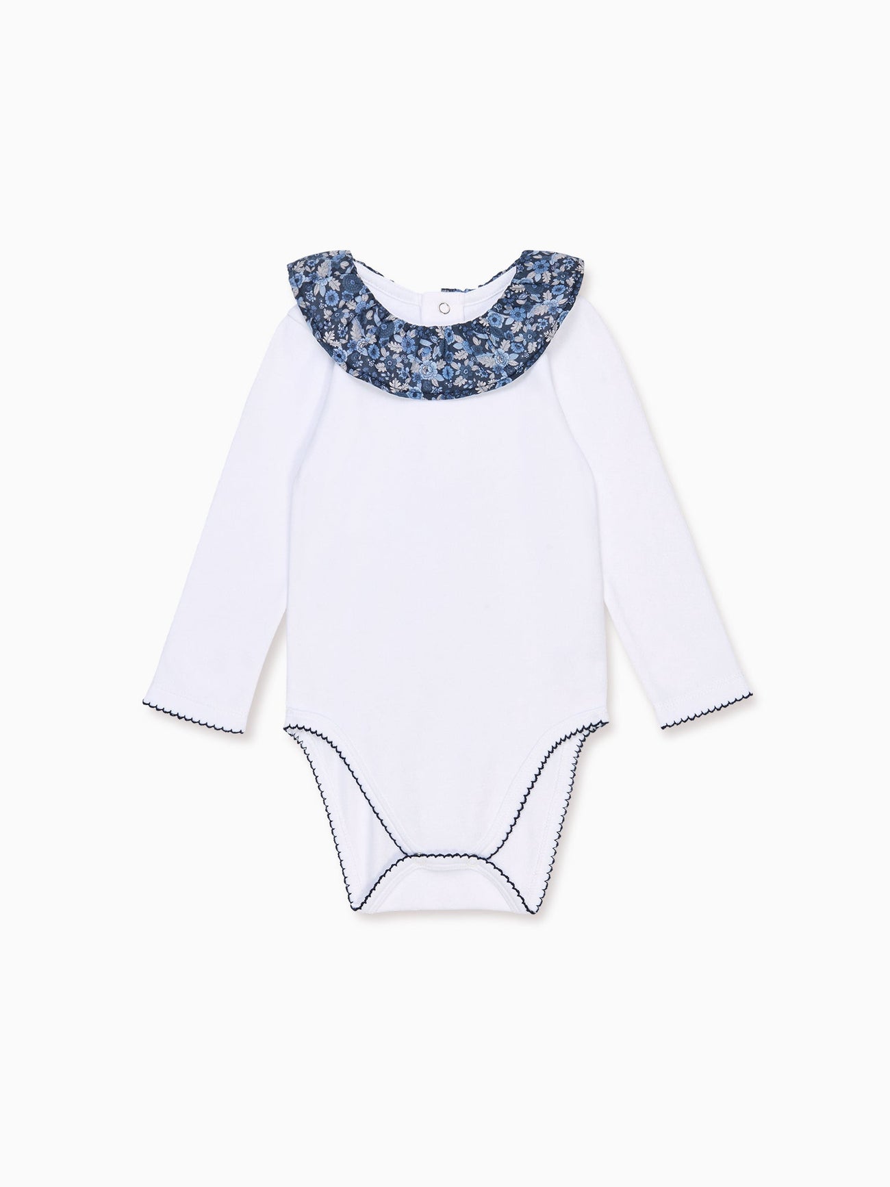 Navy Floral Tula Baby Girl Body Vest