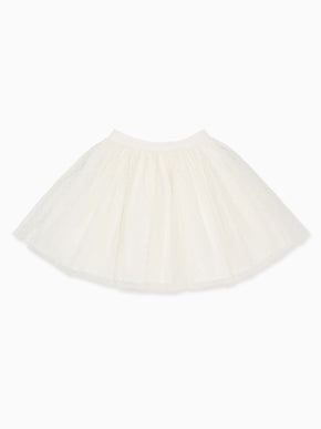 Ivory Tulipan Ceremony Girl Tulle Skirt