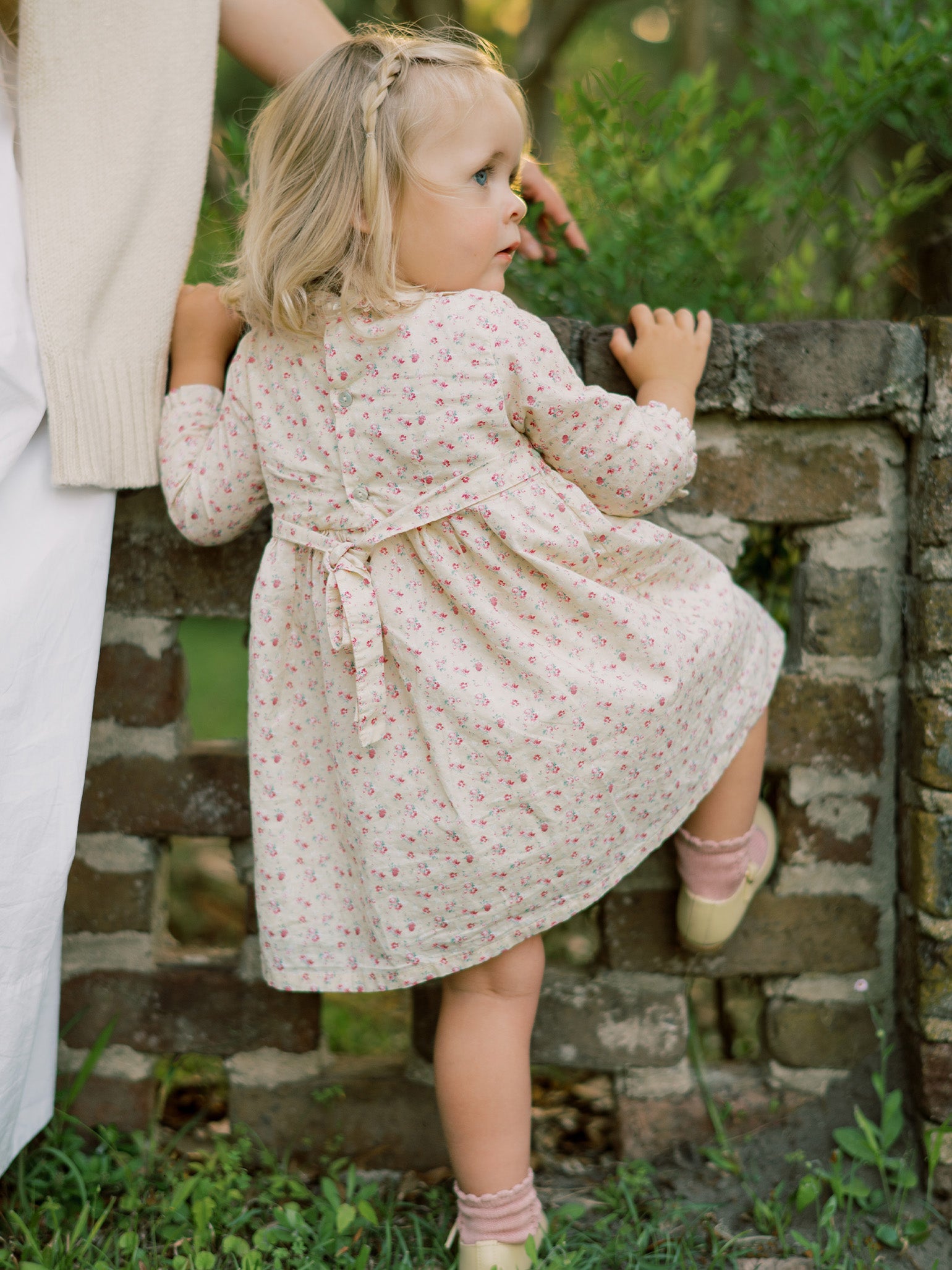 Yellow Floral Carlota Girl Smock Dress