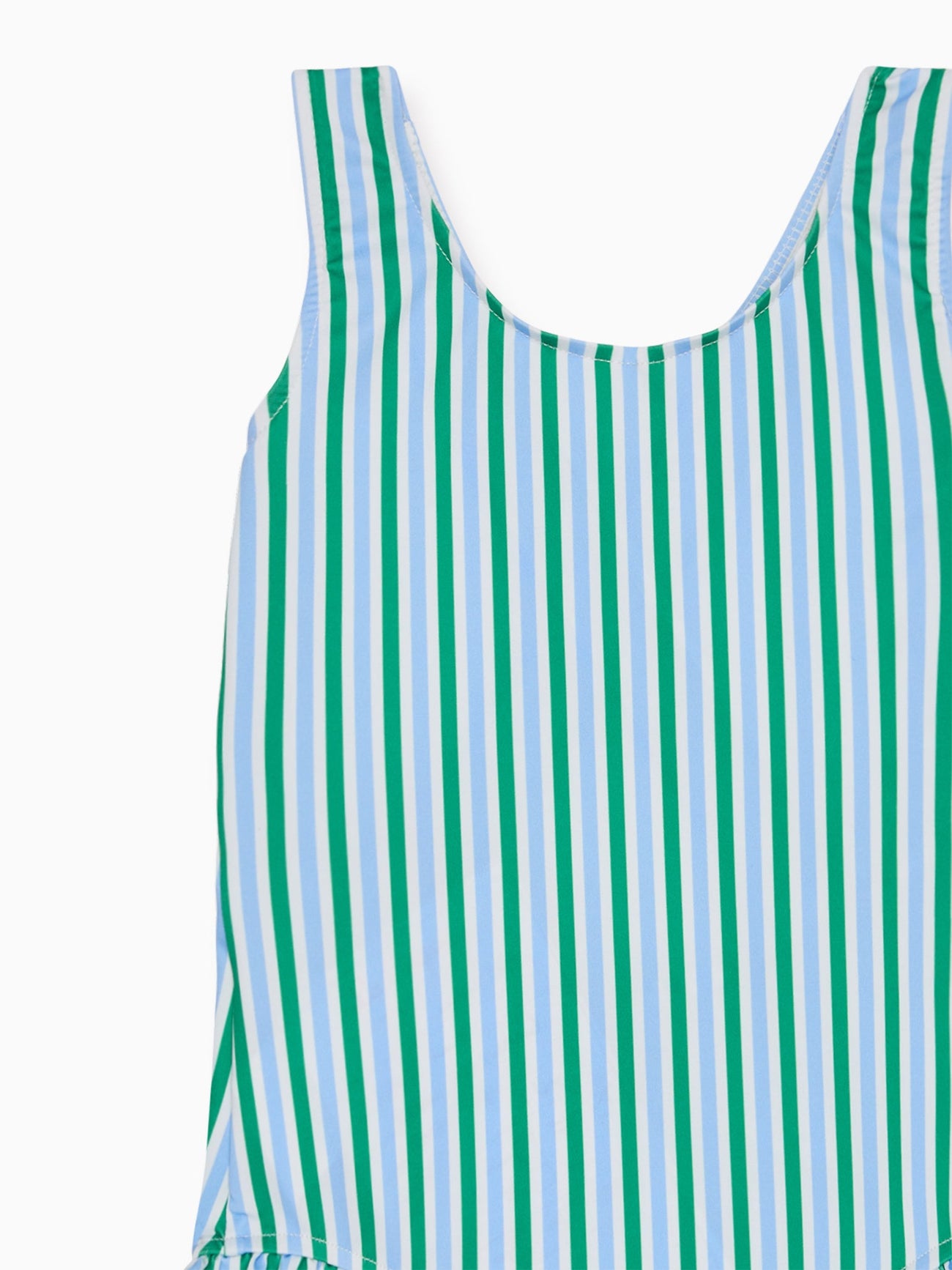 Green Stripe Bessie Girl Swimsuit