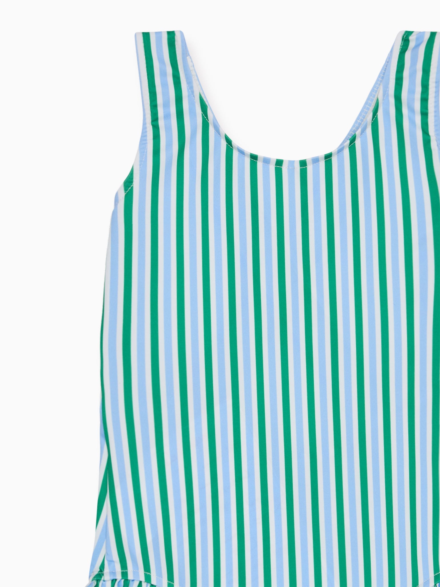 Green Stripe Bessie Girl Swimsuit