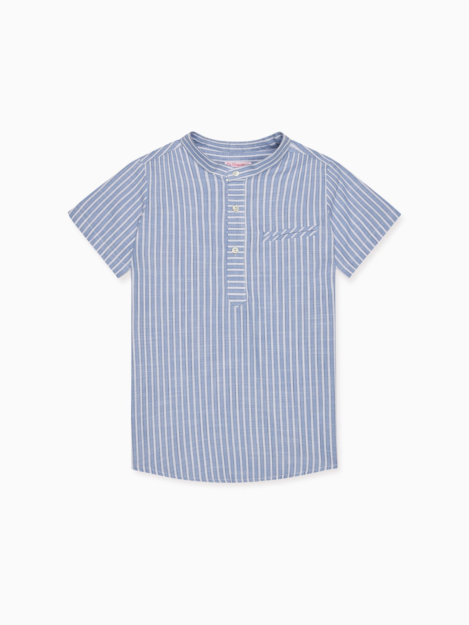 Blue Stripe Arcos Boy Shirt