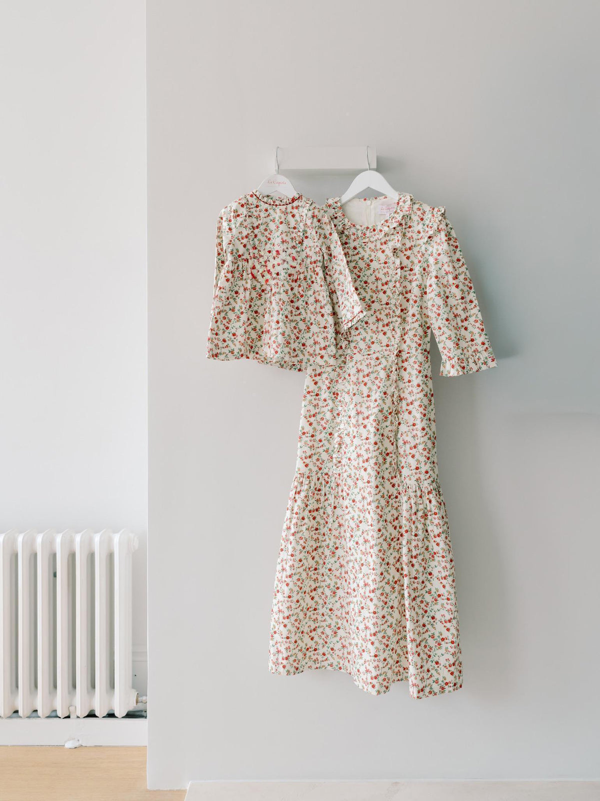 Ivory Floral Violeta Women Long Dress