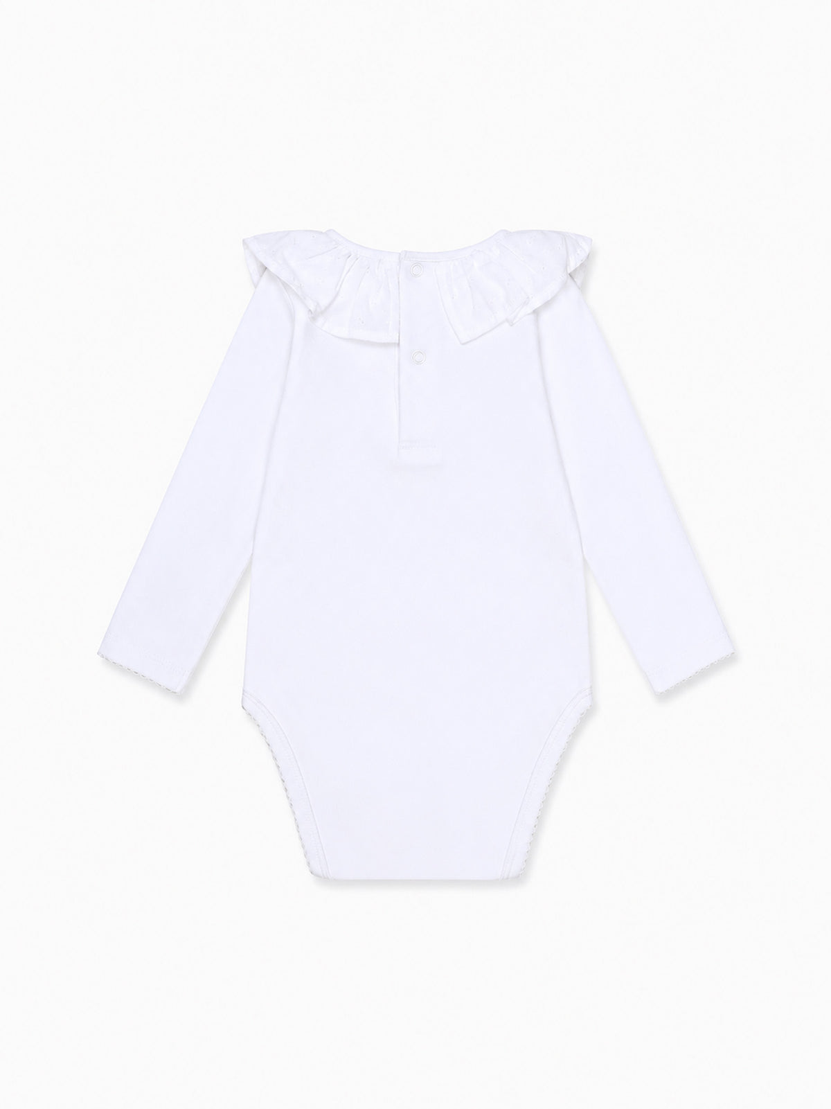 White Laya Baby Girl Body Vest