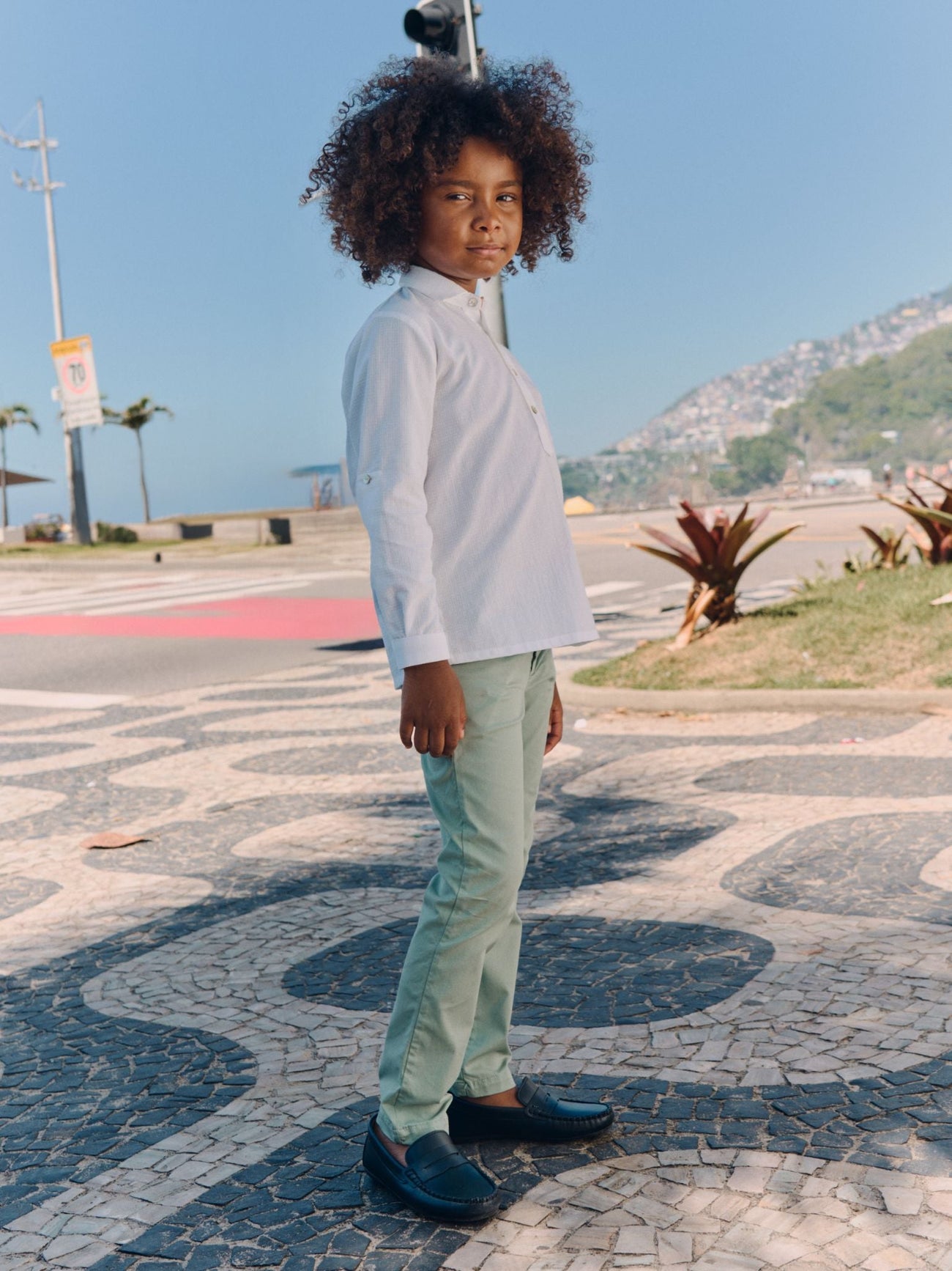 Sage Green Elio Boy Chinos