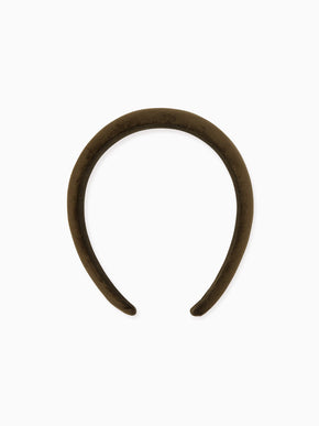 Green Velvet Wide Girl Hairband