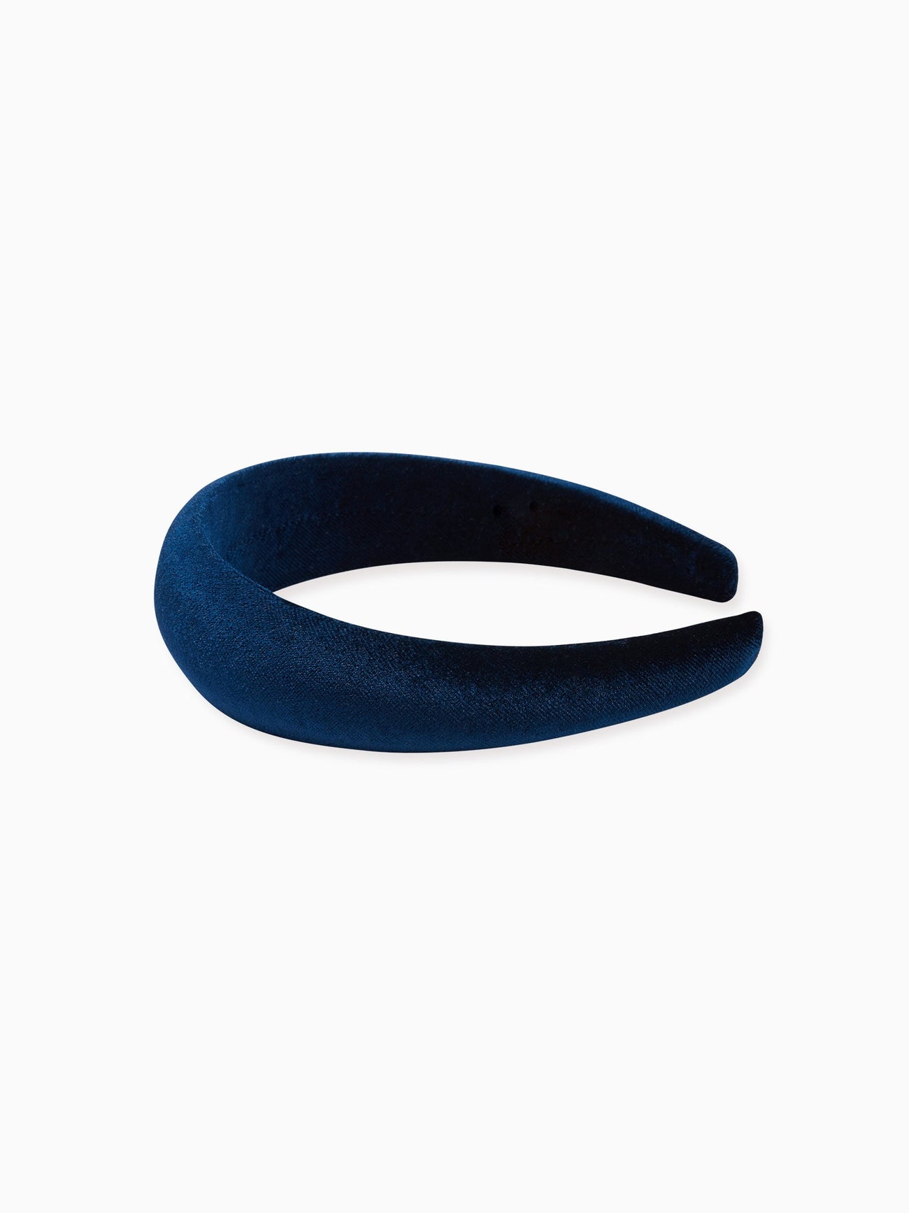 Navy Velvet Wide Girl Hairband