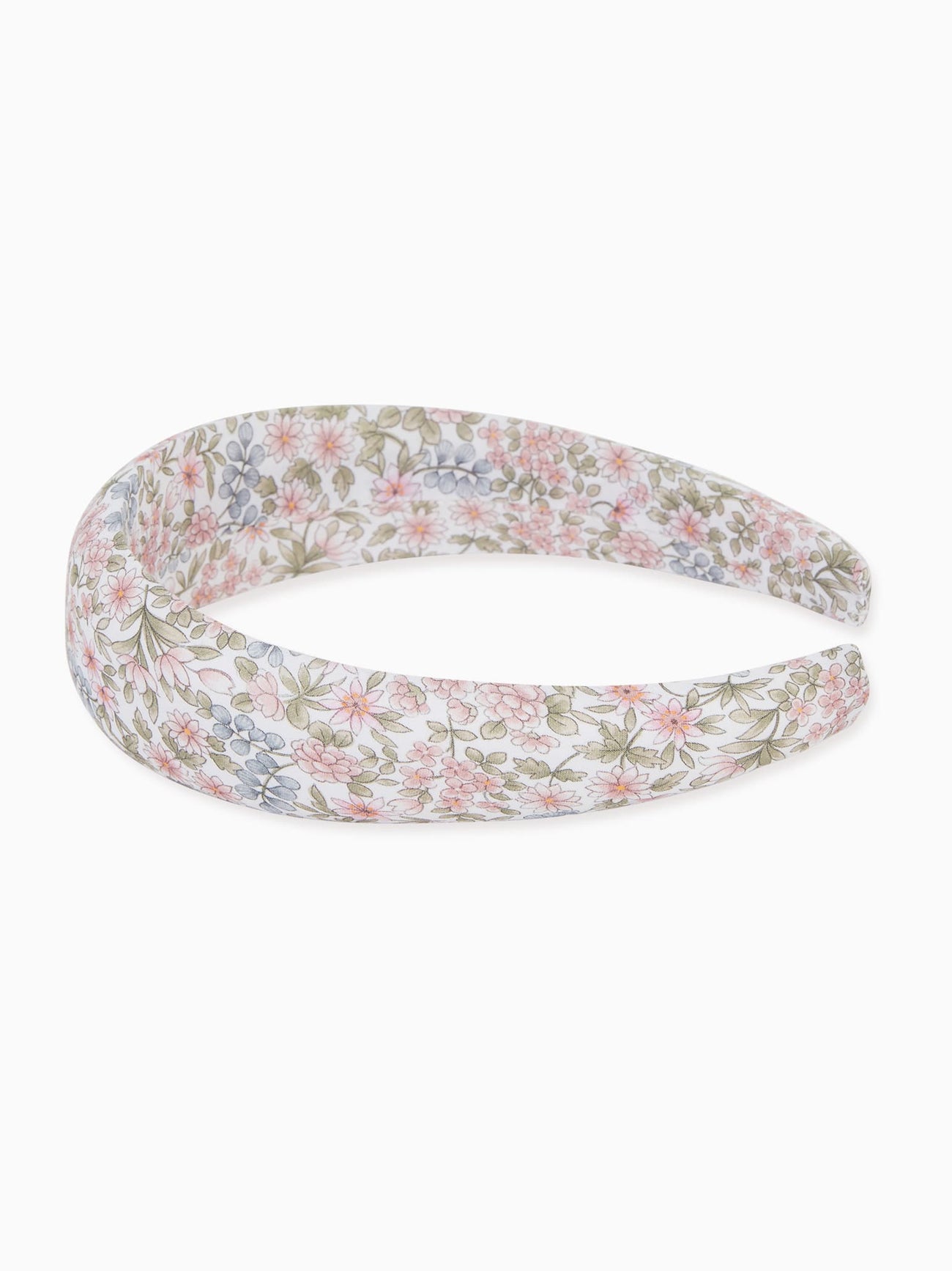 Pink Floral Wide Headband