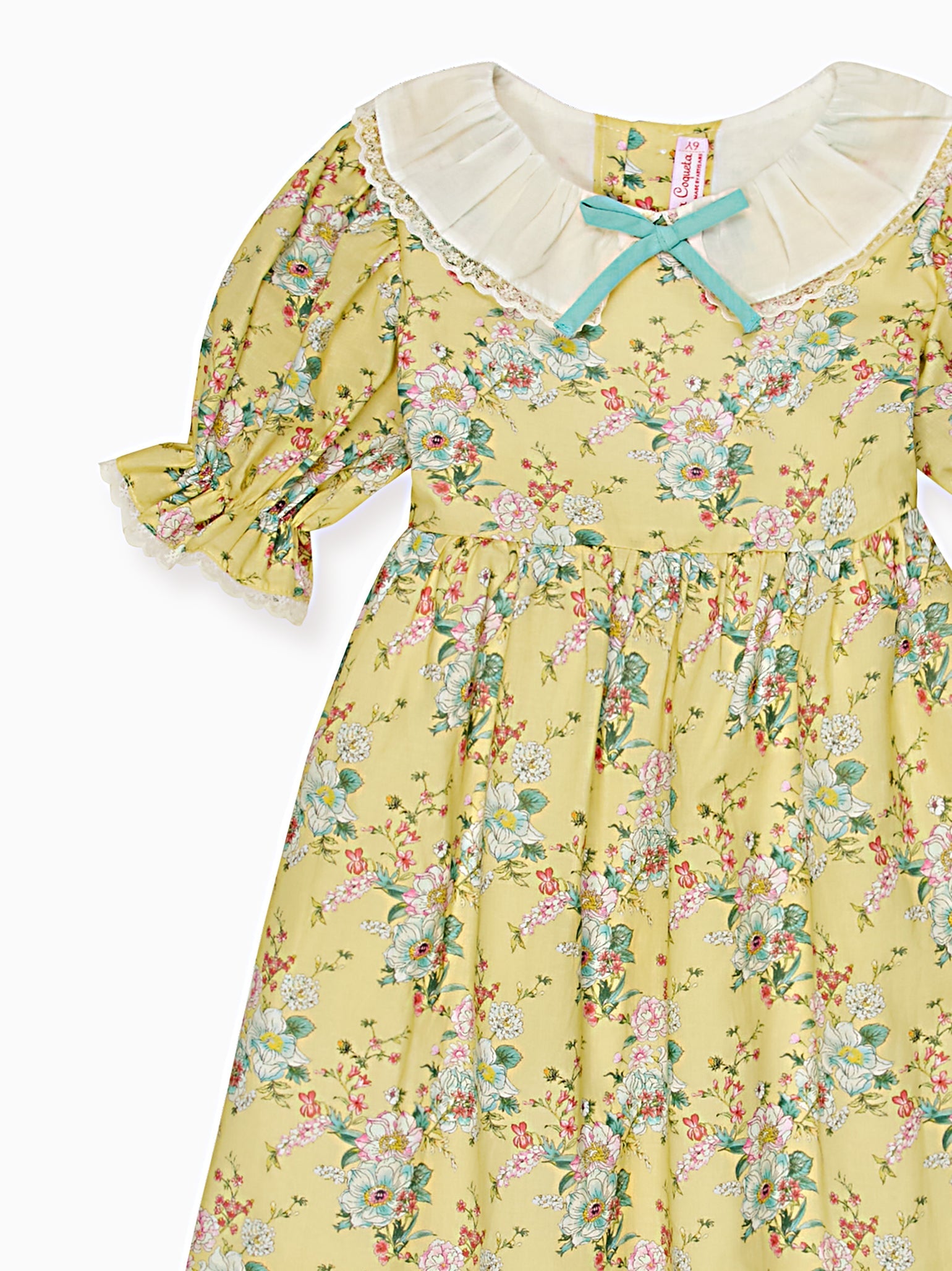 Yellow Floral Willow Girl Dress