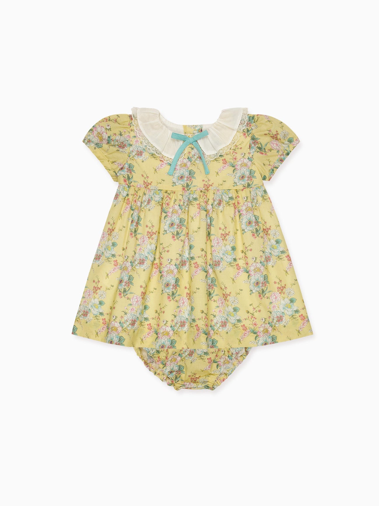 Yellow Floral Willow Baby Girl Set