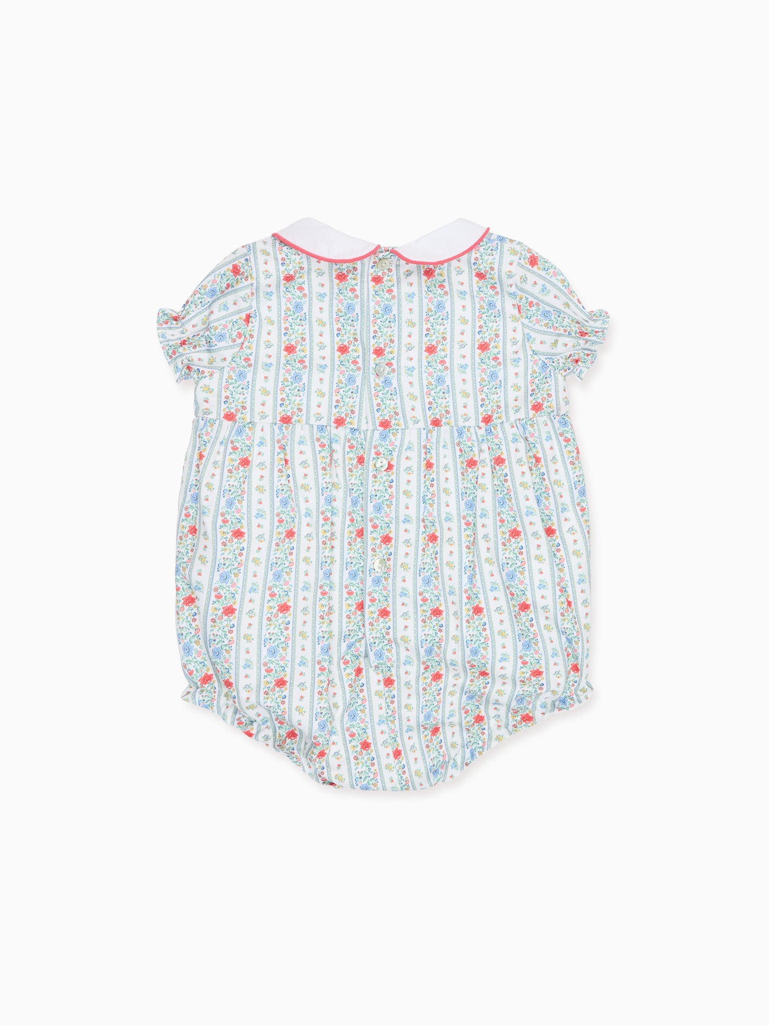 Ivory Rose Stripe Xana Baby Girl Romper