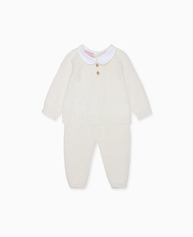 Ivory Noa Merino Baby Knitted Set