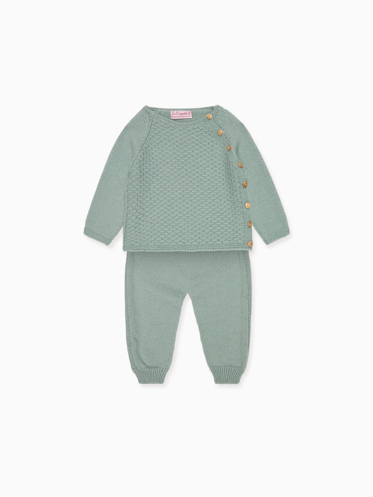 Sage Samuel Merino Baby Knitted Gift Box Set