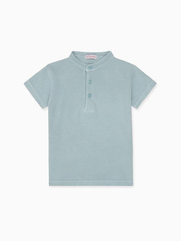 Sage Green Alcon Boy Polo Shirt