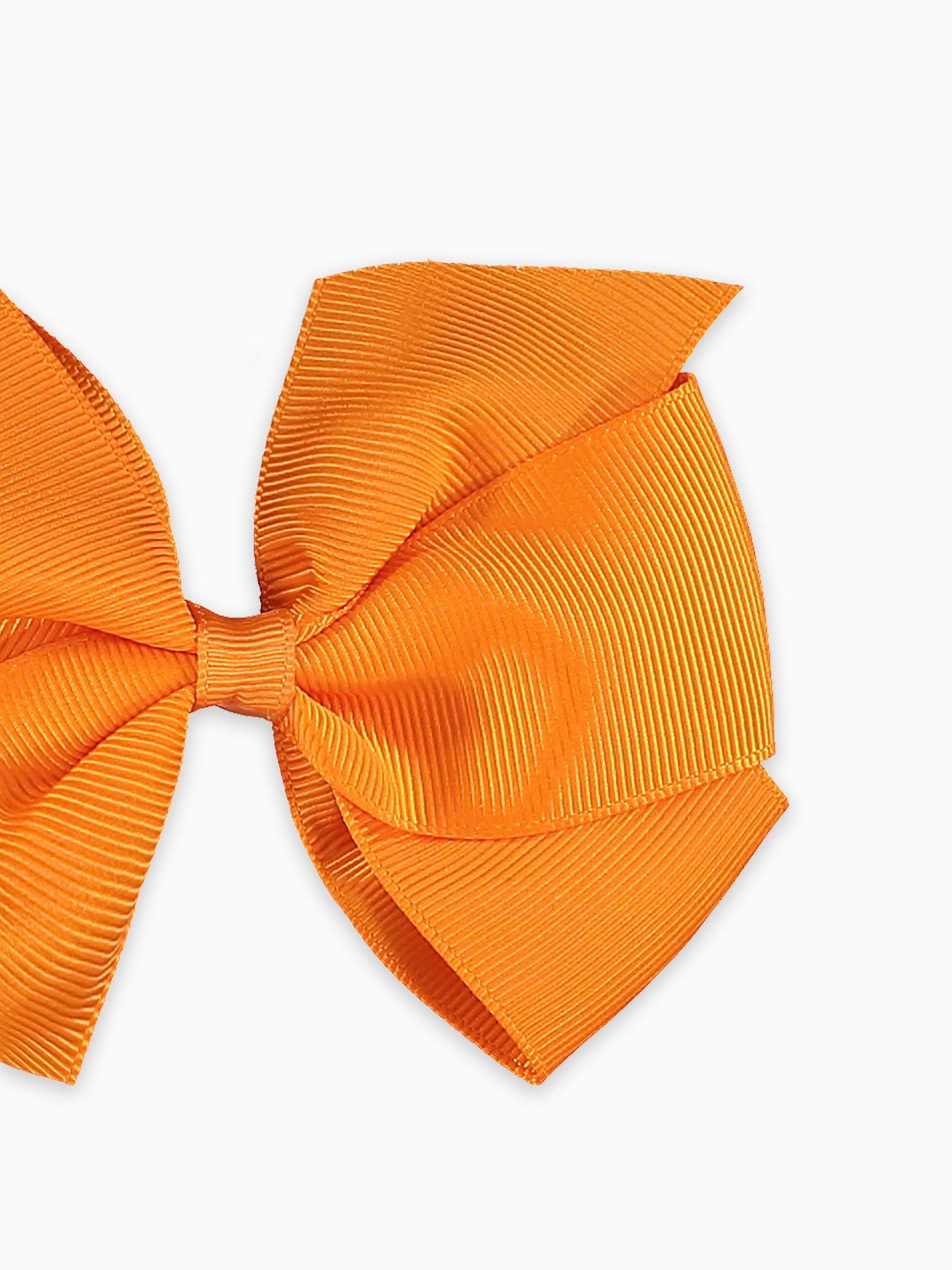 Orange Big Bow Girl Clip