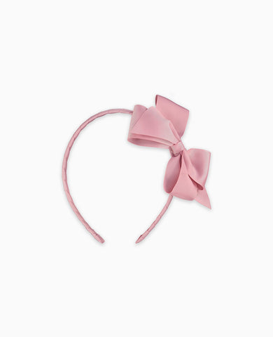 Dusty Pink Big Bow Girl Headband