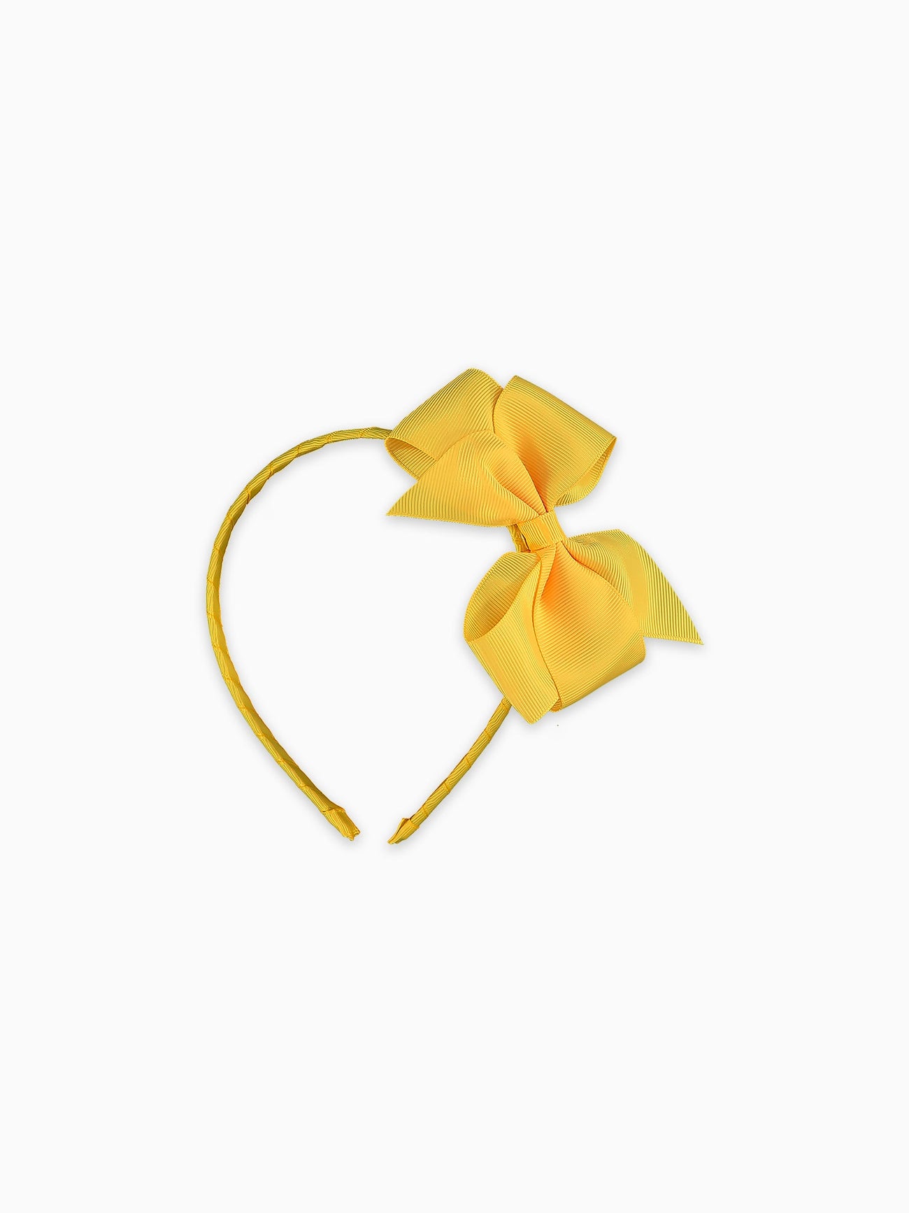 Mustard Big Bow Girl Hairband